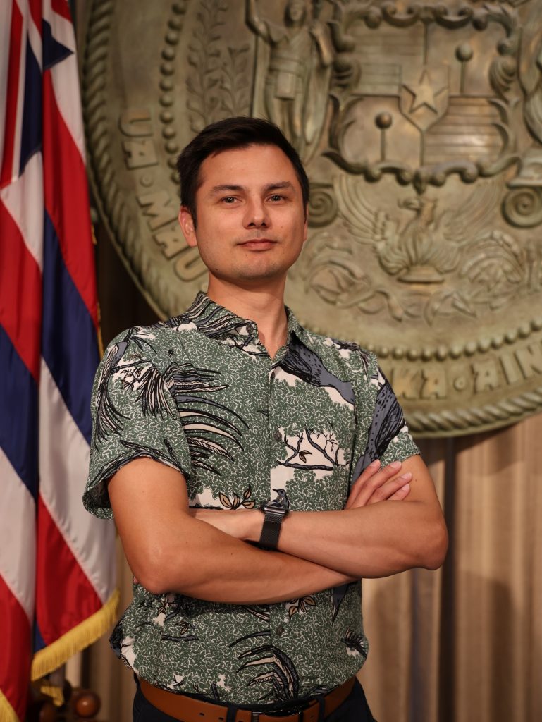 Portrait photo of Brenden Kinoshita, Administrative Services Manager, Dept. of Attorney General