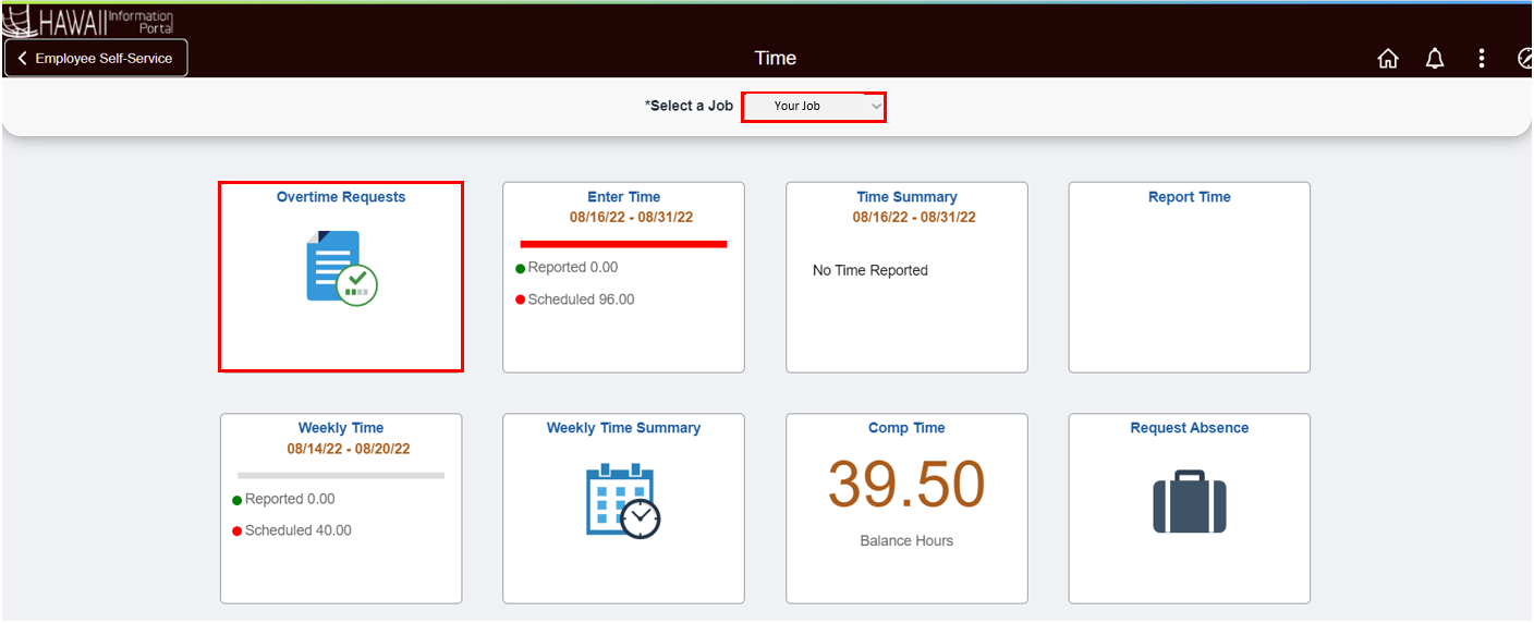 Hawaii Information Portal How To Submit Your Overtime