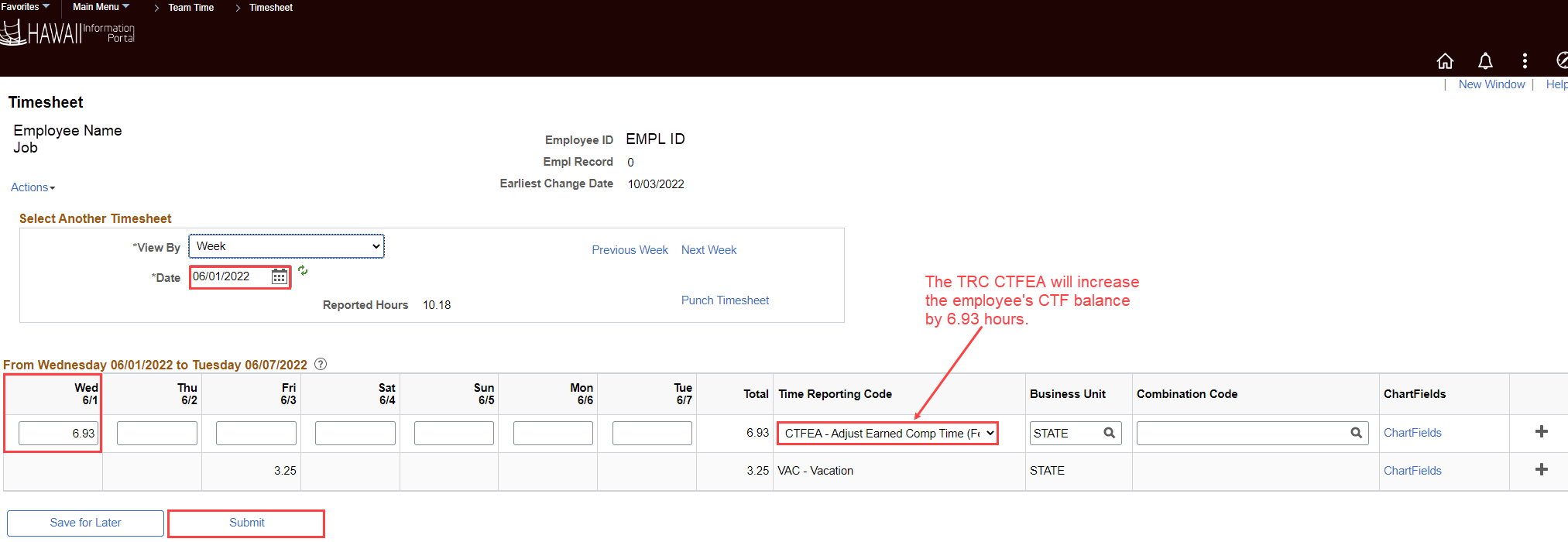 Hawaii Information Portal How To Transfer Employee Compensatory Time