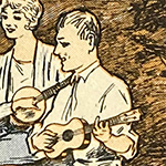 ʻUkulele and Banjolele players from The At-A-Glance Illustrated Self Instructor for Ukulele and Ukulele Banjo