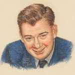 Arthur Godfrey portrait by Donelle Nunes Sawyer