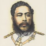 David Kalakaua portrait by Donelle Nunes Sawyer