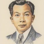 Samuel K Kamaka, Sr portrait by Donelle Nunes Sawyer