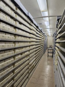 State Records Center Microfilm vault
